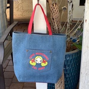 Love Moschino Denim Tote